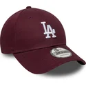 shapka-izvita-chervena-reguliruem-9forty-colour-pack-na-los-angeles-dodgers-mlb-ot-new-era