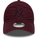 verstellbare-9twenty-kappe-in-weinrot-colour-pack-der-new-york-yankees-mlb-von-new-era