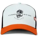 coastal-always-forever-hft-bla-og-orange-trucker-kasket