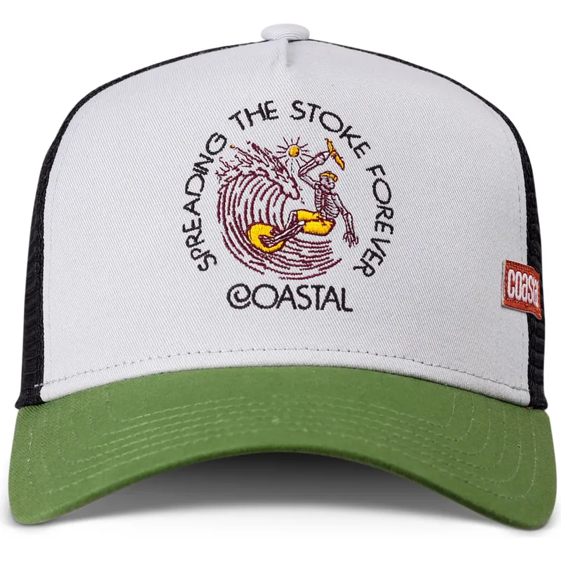 gra-og-gron-trucker-cap-spreading-the-stoke-forever-hft-fra-coastal