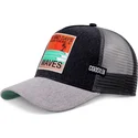 coastal-no-bad-days-hft-sort-og-gra-trucker-kasket