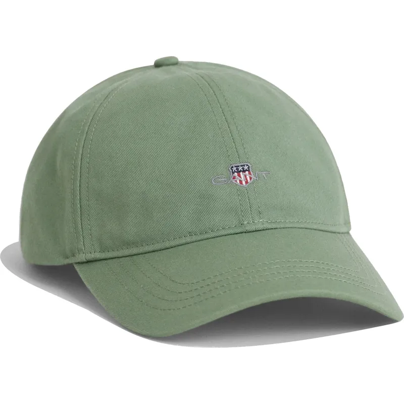 grune-verstellbare-curved-cap-shield-cotton-twill-kalamata-green-von-gant