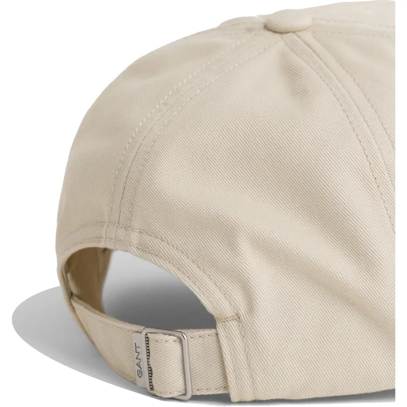 gant-shield-cotton-twill-putty-justerbar-beige-kasket-med-buet-skygge