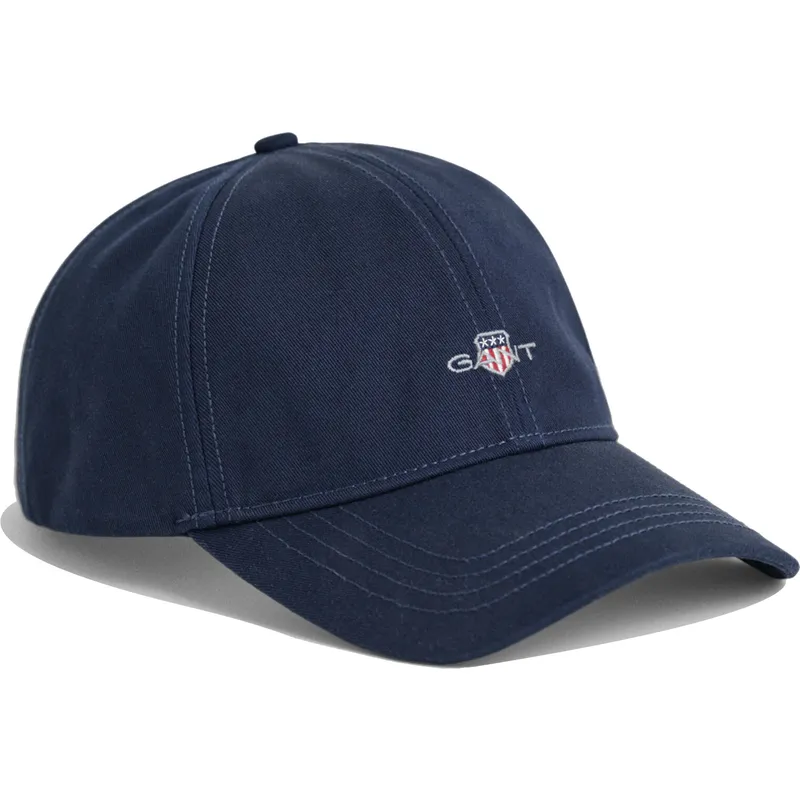 gorra-curva-azul-marino-ajustable-shield-cotton-twill-marine-de-gant