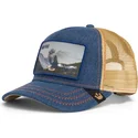 marinebla-trucker-kasket-orn-born-free-wild-heart-the-farm-af-goorin-bros