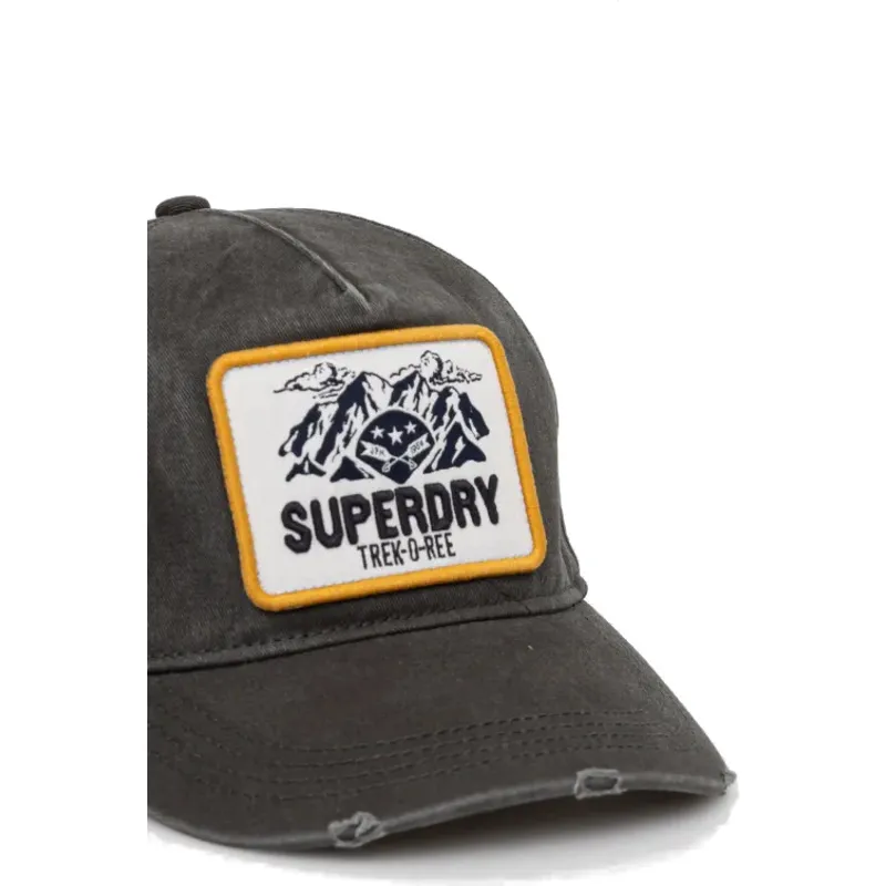 dunkelgrune-verstellbare-curved-cap-graphic-dark-green-von-superdry
