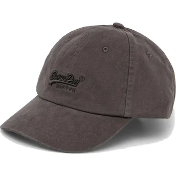 Gorra curva negra ajustable Vintage Embroidery Vintage Black de Superdry