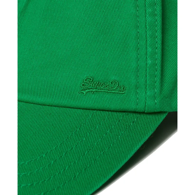 shapka-izvita-zelena-reguliruem-vintage-embroidered-drop-kick-green-ot-superdry