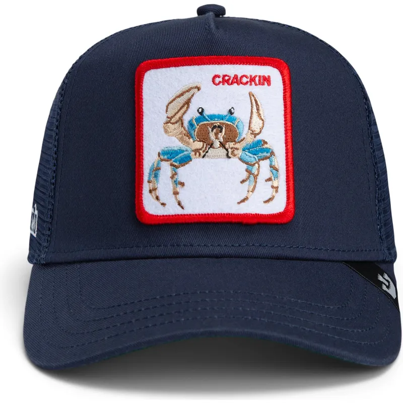 shapka-izvita-traker-tmnosin-snapbek-goorin-bros-crackin-team-crab-original-recipe-team-pride-the-farm-navy-blue-hat-the-farm-go