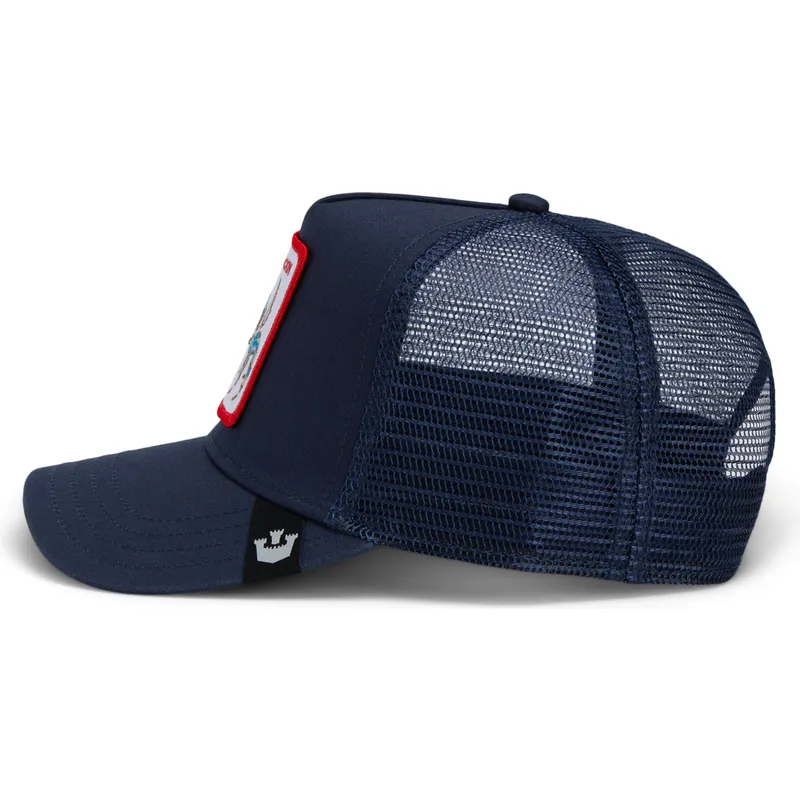 shapka-izvita-traker-tmnosin-snapbek-goorin-bros-crackin-team-crab-original-recipe-team-pride-the-farm-navy-blue-hat-the-farm-ot