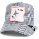 shapka-izvita-traker-tmnosin-snapbek-goorin-bros-player-possum-luxury-moon-the-farm-navy-blue-and-white-hat-the-farm-goorin-bros