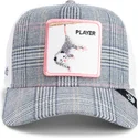 shapka-izvita-traker-tmnosin-snapbek-goorin-bros-player-possum-luxury-moon-the-farm-navy-blue-and-white-hat-the-farm-goorin-bros