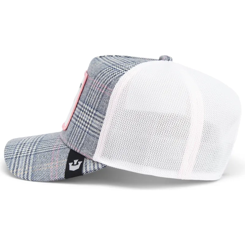 shapka-izvita-traker-tmnosin-snapbek-goorin-bros-player-possum-luxury-moon-the-farm-navy-blue-and-white-hat-the-farm-goorin-bros