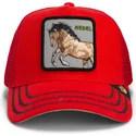 shapka-izvita-chervena-snapbek-goorin-bros-horse-rebel-the-wild-west-core-canvas-the-farm-red-hat-the-farm-ot-goorin-bros