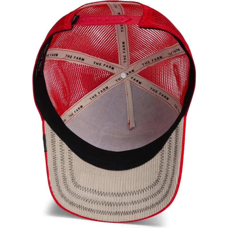 shapka-izvita-chervena-snapbek-goorin-bros-horse-rebel-the-wild-west-core-canvas-the-farm-red-hat-the-farm-ot-goorin-bros