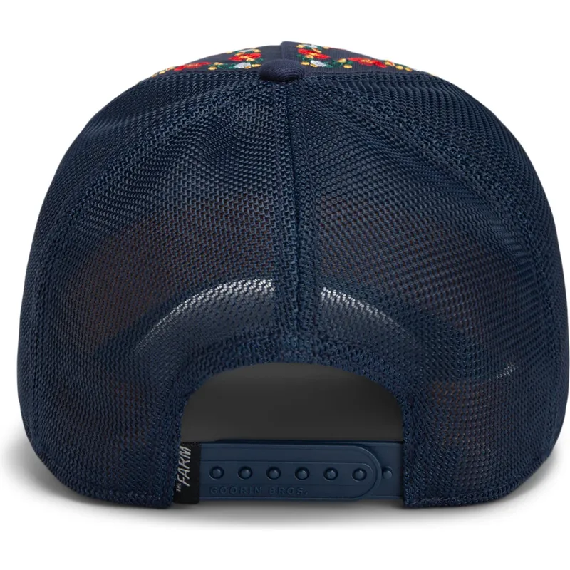 shapka-izvita-shapka-traker-tmnosin-snapbek-goorin-bros-butterfly-hyper-active-flora-fauna-the-farm-navy-blue-hat-the-farm-ot-go