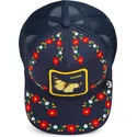 shapka-izvita-shapka-traker-tmnosin-snapbek-goorin-bros-butterfly-hyper-active-flora-fauna-the-farm-navy-blue-hat-the-farm-ot-go