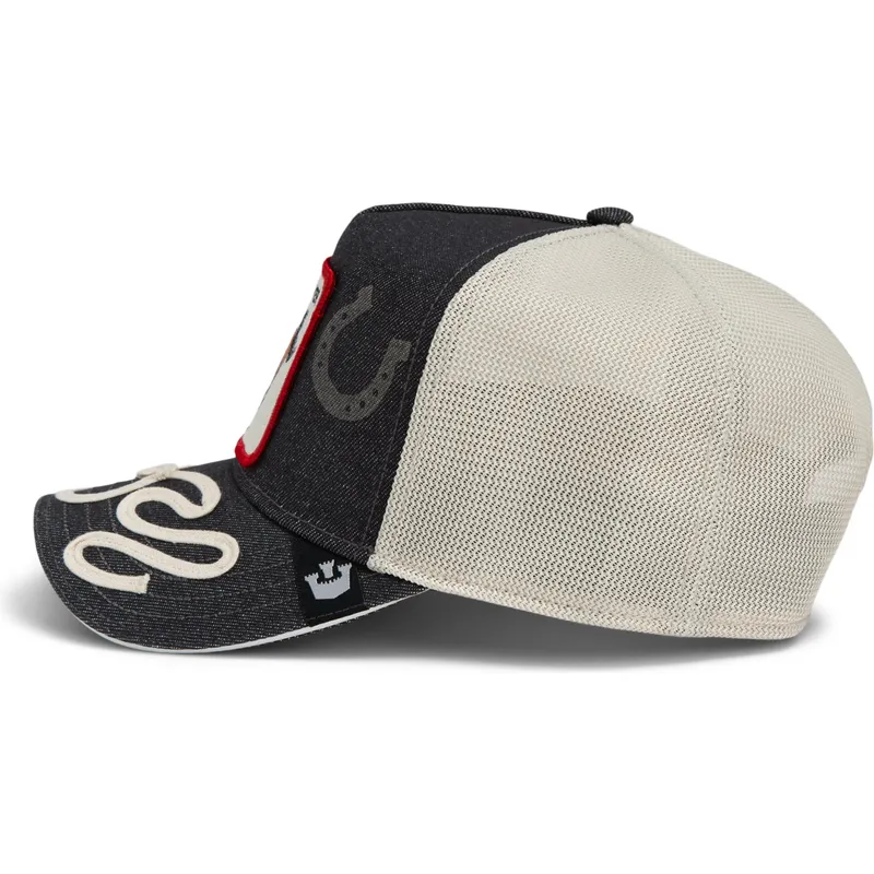 shapka-izvita-tmnosin-snapbek-goorin-bros-power-full-throttle-horse-play-the-farm-navy-blue-hat-the-farm-ot-goorin-bros