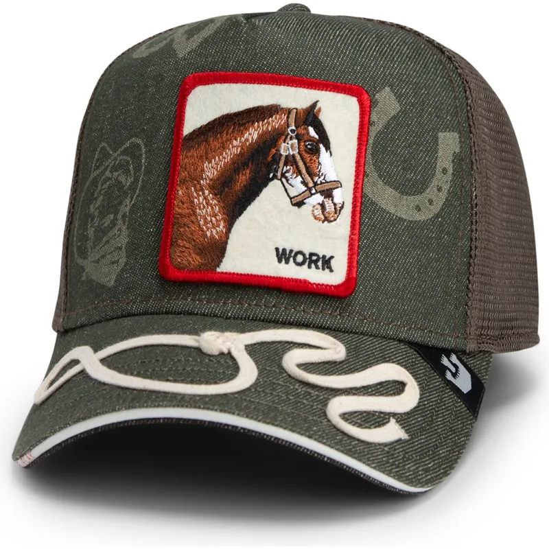 shapka-izvita-zelena-snapback-goorin-bros-work-double-shift-horse-play-the-farm-green-hat-the-farm-ot-goorin-bros