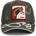 shapka-izvita-traker-zelena-snapbek-goorin-bros-work-double-shift-horse-play-the-farm-green-hat-the-farm-ot-goorin-bros