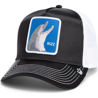 Шапка извита шапка тракер черна снапбек Goorin Bros. Dolphin Rizz Rizzky Bizznizz Great Escape The Farm Black and White Hat The Farm от Goorin Bros.