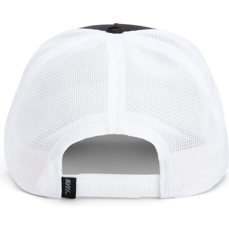 shapka-izvita-traker-cherna-snapbek-goorin-bros-dolphin-rizz-rizzky-bizznizz-great-escape-the-farm-black-and-white-hat-the-farm-