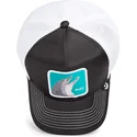 shapka-izvita-traker-cherna-snapbek-goorin-bros-dolphin-rizz-rizzky-bizznizz-great-escape-the-farm-black-and-white-hat-the-farm-