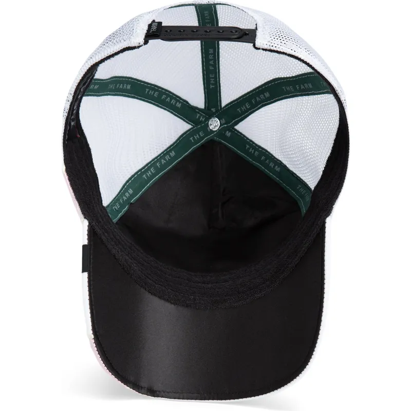 shapka-izvita-traker-cherna-snapbek-goorin-bros-dolphin-rizz-rizzky-bizznizz-great-escape-the-farm-black-and-white-hat-the-farm-