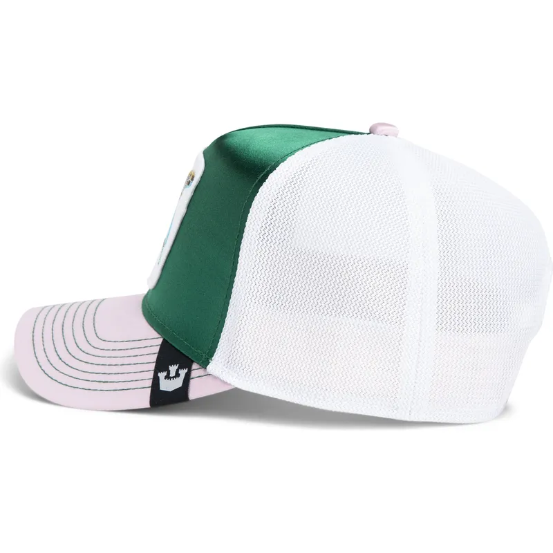 shapka-izvita-traker-mnogocveten-snapbek-goorin-bros-turtle-wavy-allablur-great-escape-the-farm-green-white-and-pink-hat-the-far
