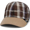 shapka-izvita-kafyav-snapbek-goorin-bros-curved-brim-ask-your-mother-papa-cap-madras-the-farm-brown-cap-the-farm-ot-goorin-bros