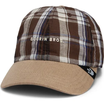 Шапка извита кафяв снапбек Goorin Bros. Curved Brim Ask Your Mother Papa Cap Madras The Farm Brown Cap The Farm от Goorin Bros.