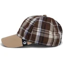shapka-izvita-kafyav-snapbek-goorin-bros-curved-brim-ask-your-mother-papa-cap-madras-the-farm-brown-cap-the-farm-ot-goorin-bros
