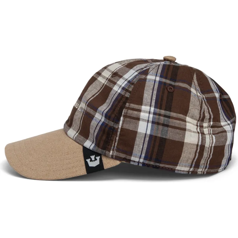 goorin-bros-bojet-skygge-sporg-din-mor-papa-kasket-madras-garden-brun-snapback-kasket
