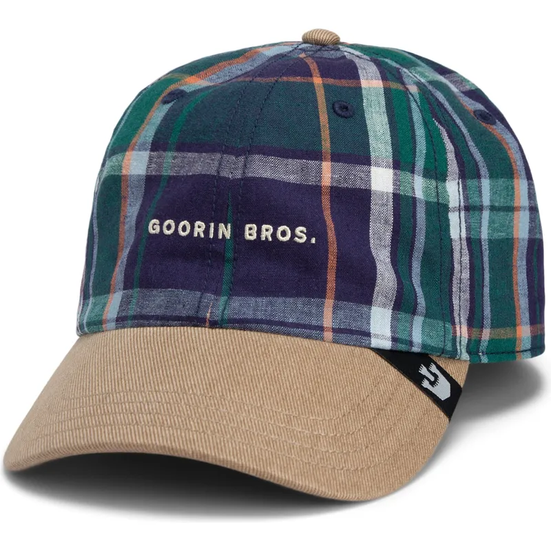 shapka-izvita-mnogocveten-snapbek-goorin-bros-curved-brim-hardly-working-papa-cap-madras-the-farm-navy-blue-and-brown-cap-the-fa shapka-izvita-mnogocveten-snapbek-goorin-bros-curved-brim-hardly-working-papa-cap-madras-the-farm-navy-blue-and-brown-cap-the-fa