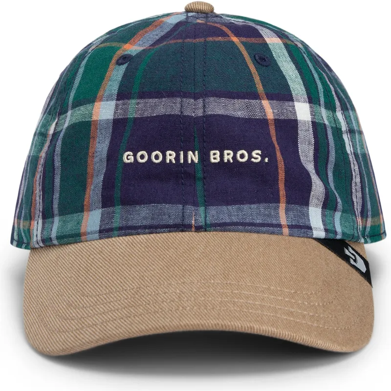 shapka-izvita-mnogocveten-snapbek-goorin-bros-curved-brim-hardly-working-papa-cap-madras-the-farm-navy-blue-and-brown-cap-the-fa shapka-izvita-mnogocveten-snapbek-goorin-bros-curved-brim-hardly-working-papa-cap-madras-the-farm-navy-blue-and-brown-cap-the-fa
