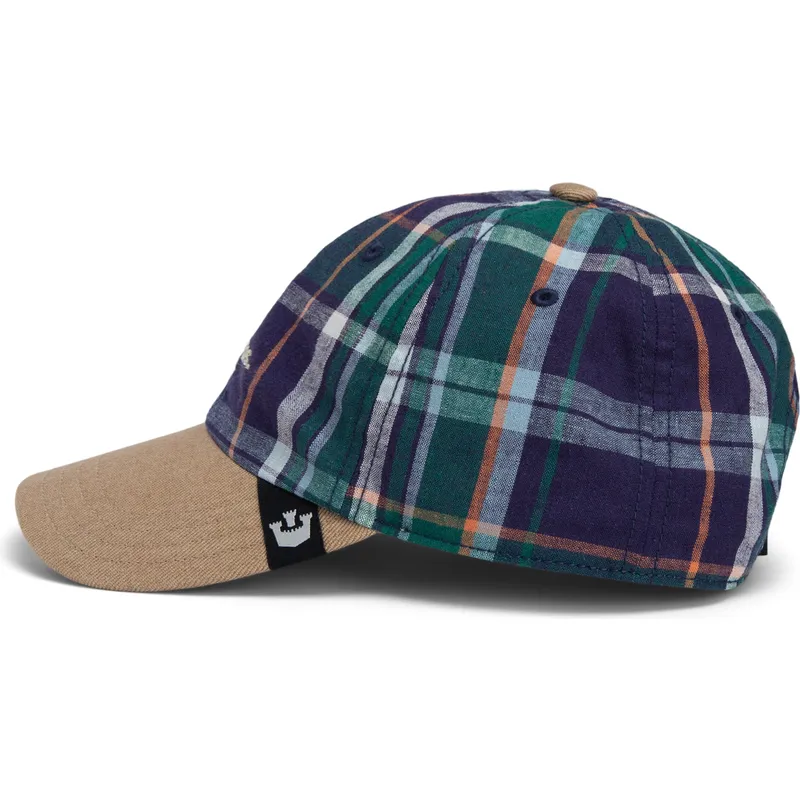 shapka-izvita-mnogocveten-snapbek-goorin-bros-curved-brim-hardly-working-papa-cap-madras-the-farm-navy-blue-and-brown-cap-the-fa shapka-izvita-mnogocveten-snapbek-goorin-bros-curved-brim-hardly-working-papa-cap-madras-the-farm-navy-blue-and-brown-cap-the-fa