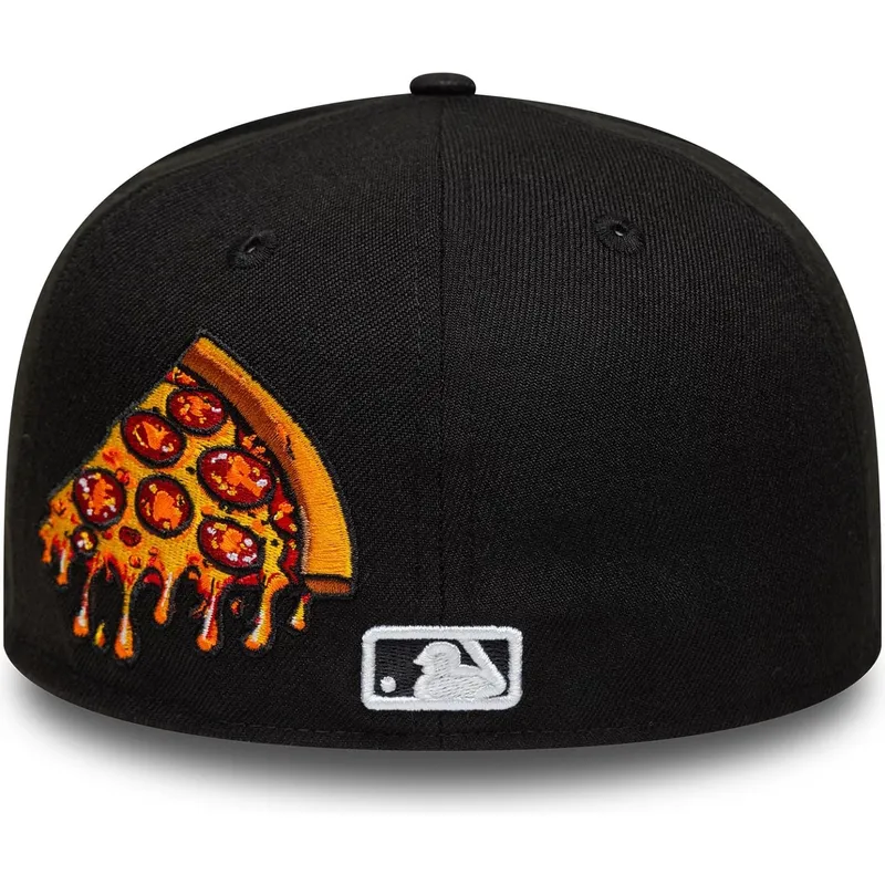 schwarze-enganliegende-59fifty-flatcap-food-icon-windy-city-der-chicago-white-sox-mlb-von-new-era