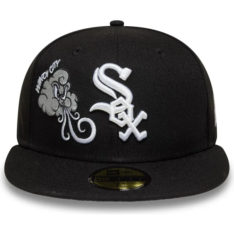 shapka-ploska-cherna-prilepnala-59fifty-food-icon-windy-city-na-chicago-white-sox-mlb-ot-new-era