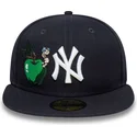 new-era-new-york-yankees-mlb-59fifty-food-icon-navy-blaue-fitted-cap