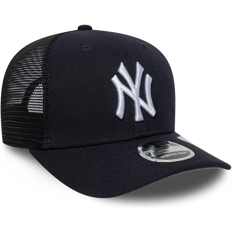 trucker-cap-marineblau-9seventy-stretch-snap-der-new-york-yankees-mlb-von-new-era