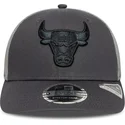 graue-trucker-cap-9seventy-stretch-snap-der-chicago-bulls-nba-von-new-era