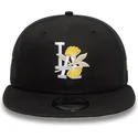 schwarze-flache-snapback-kappe-9fifty-floral-der-los-angeles-dodgers-mlb-von-new-era