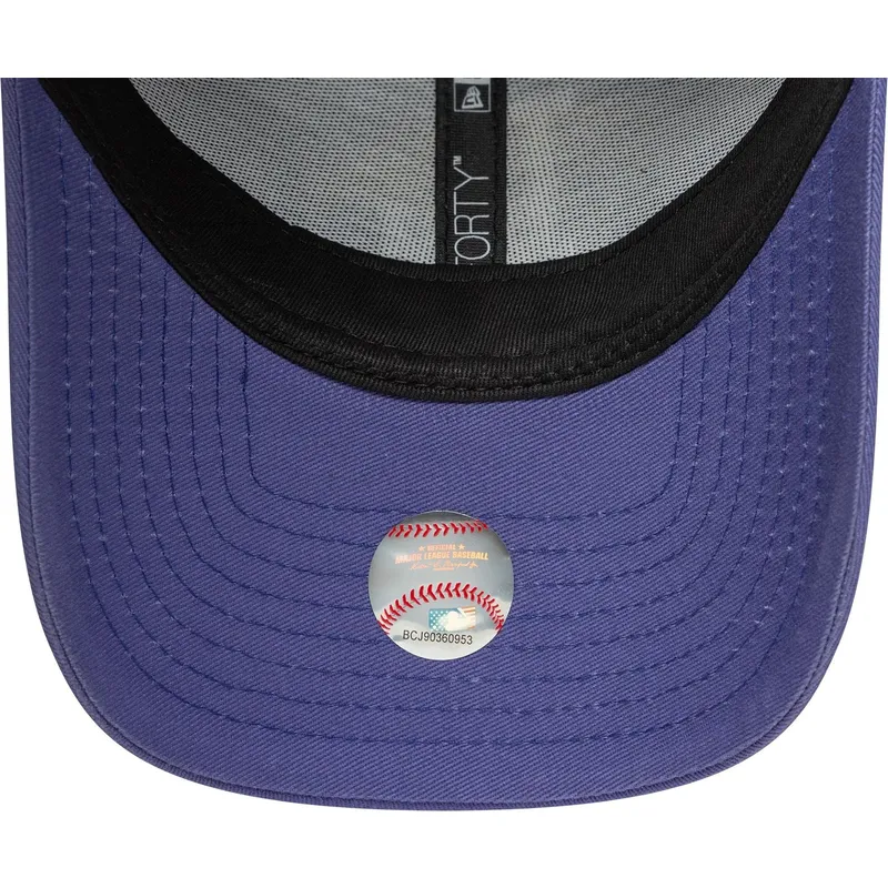 violet-justerbar-buet-kasket-9forty-league-essential-los-angeles-dodgers-mlb-fra-new-era