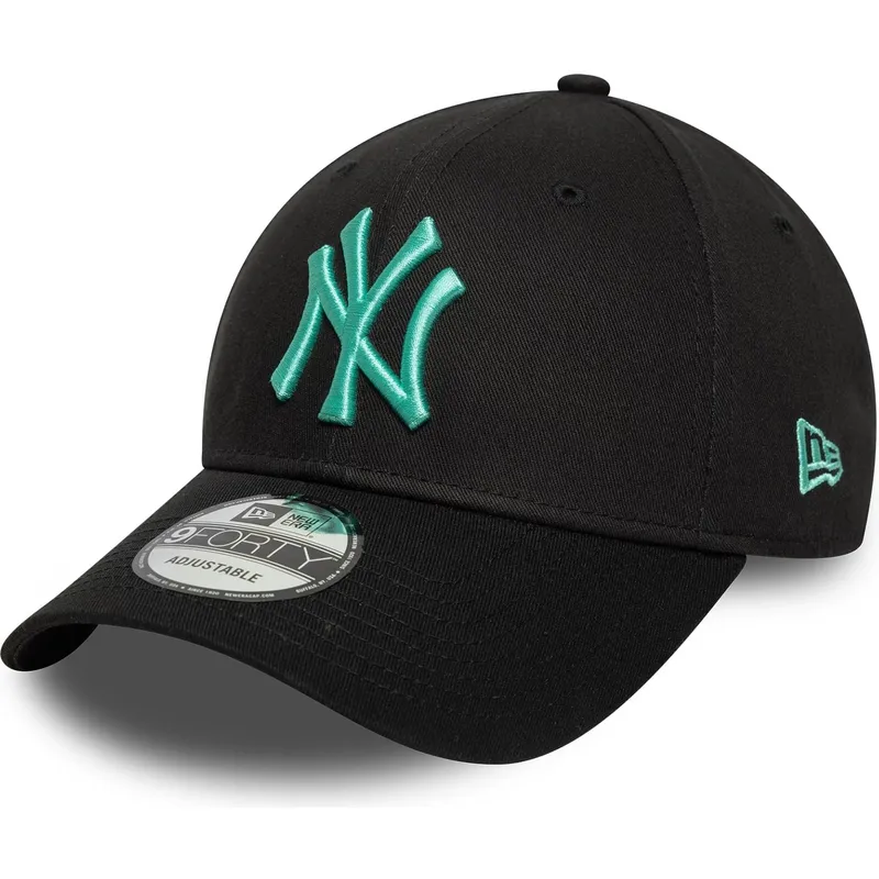 shapka-izvita-cherna-reguliruem-9forty-league-essential-na-new-york-yankees-mlb-ot-new-era