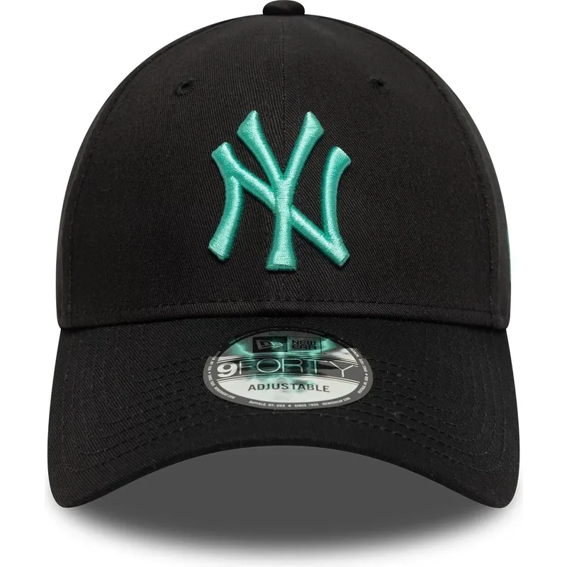 shapka-izvita-cherna-reguliruem-9forty-league-essential-na-new-york-yankees-mlb-ot-new-era