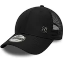 schwarze-verstellbare-9forty-flawless-trucker-cap-der-new-york-yankees-mlb-von-new-era