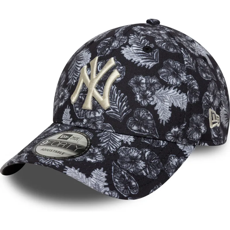 shapka-izvita-cherna-reguliruem-9forty-all-over-print-na-new-york-yankees-mlb-ot-new-era