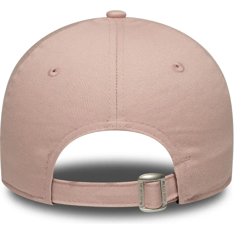 justerbar-lyserod-buet-kasket-til-kvinder-9forty-beaded-fra-new-york-yankees-mlb-fra-new-era