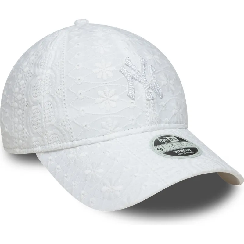 new-era-izvita-kozirka-damska-byalo-logo-9twenty-broderie-new-york-yankees-mlb-byala-reguliruema-shapka