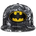 shapka-ploska-cherna-snapbek-za-deca-9fifty-all-over-print-na-batman-dc-comics-ot-new-era